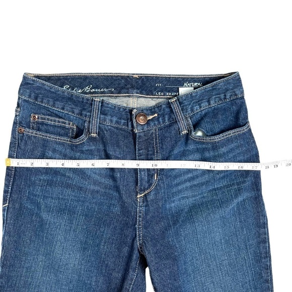 Eddie Bauer Y2K Natural Barely Bootcut Mid-Rise Medium Wash Skinny Jeans Size 6 - Picture 13 of 15